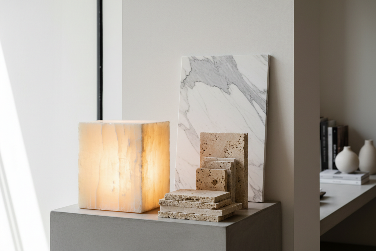 Alabaster, Marble & Travertine: Understanding the Differences