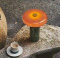 Portable Table Lamp Dark Green Henne Decor