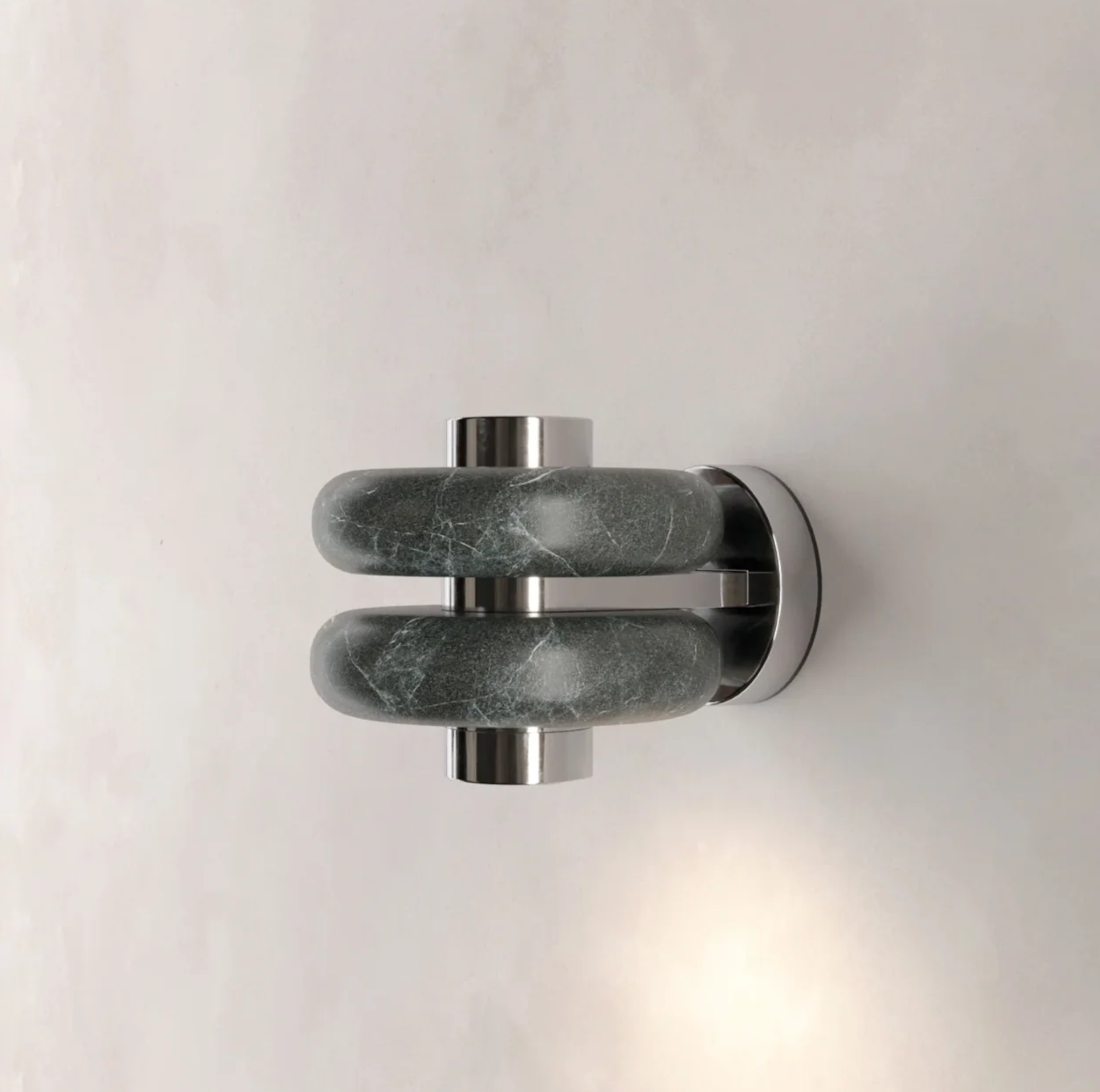 Modern Marble Wall Sconce Stylish Verde Tikal Henne Decor
