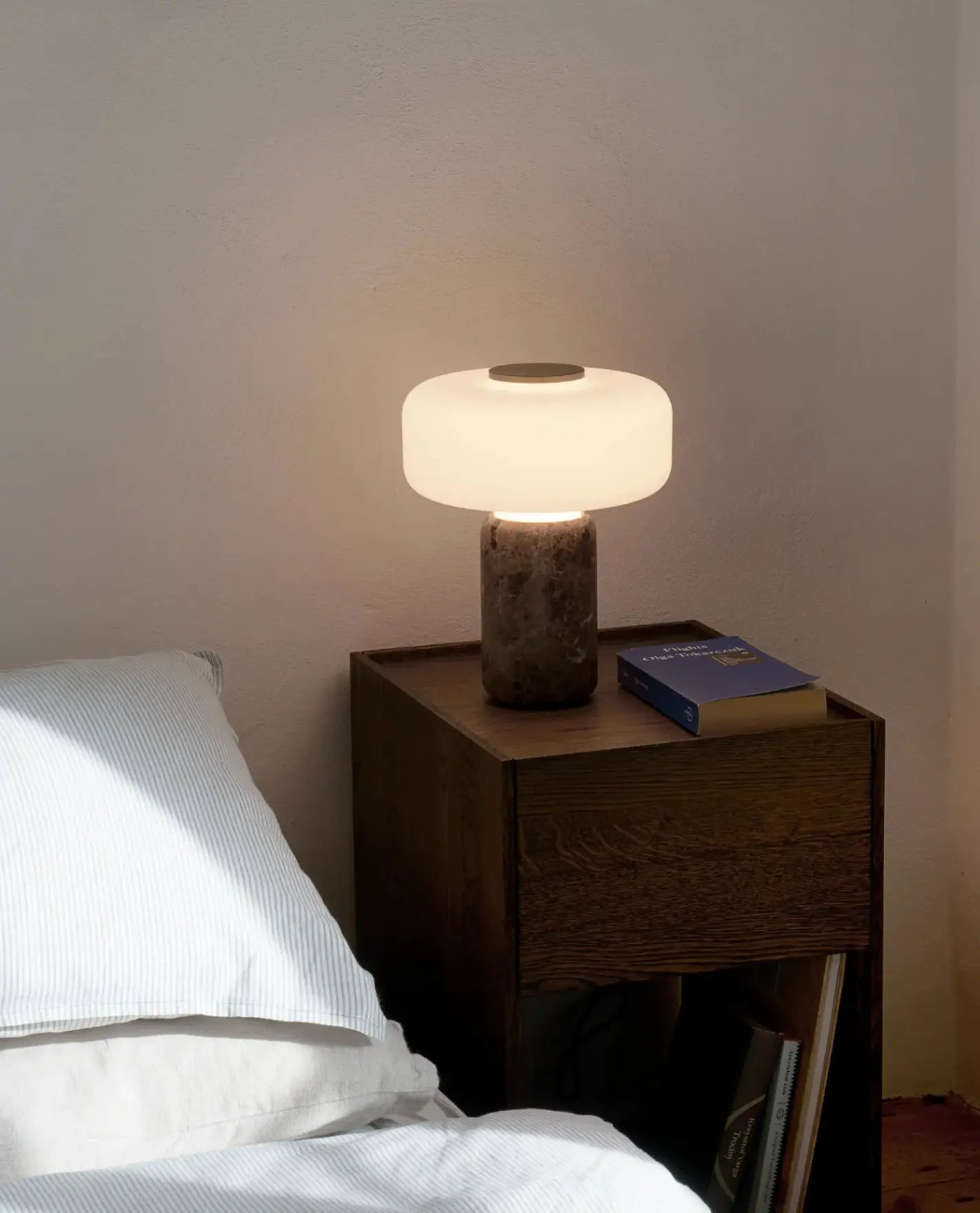 Marble Mushroom Table Lamp Henne Decor