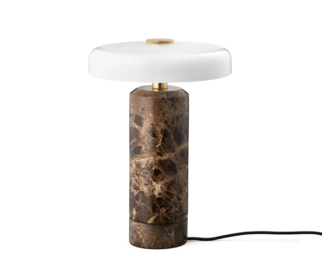 Portable Table Lamp Dark Emperador Henne Decor
