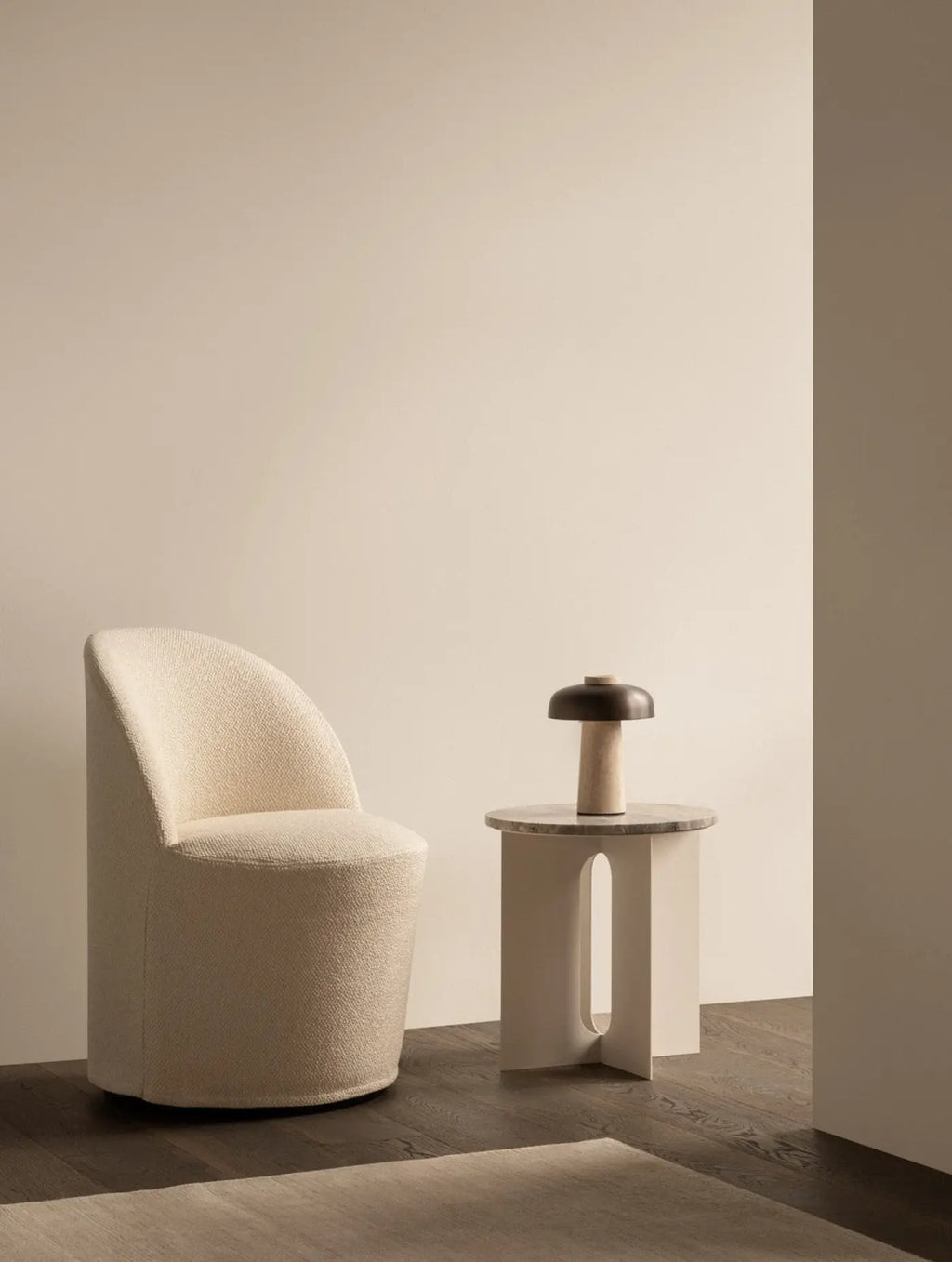 Travertine Table Lamp Henne Decor