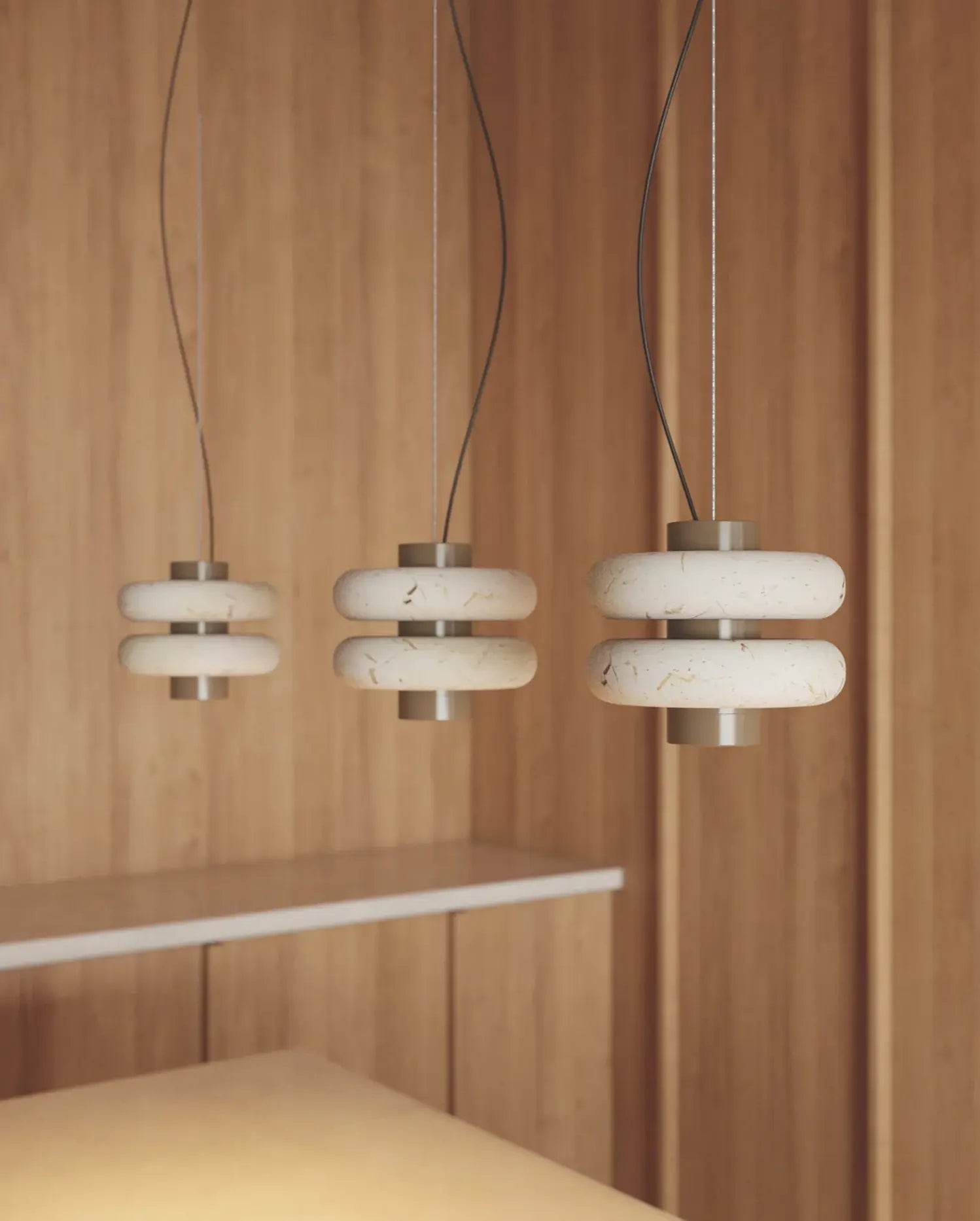 Pendant Marble Beige Light Henne Decor