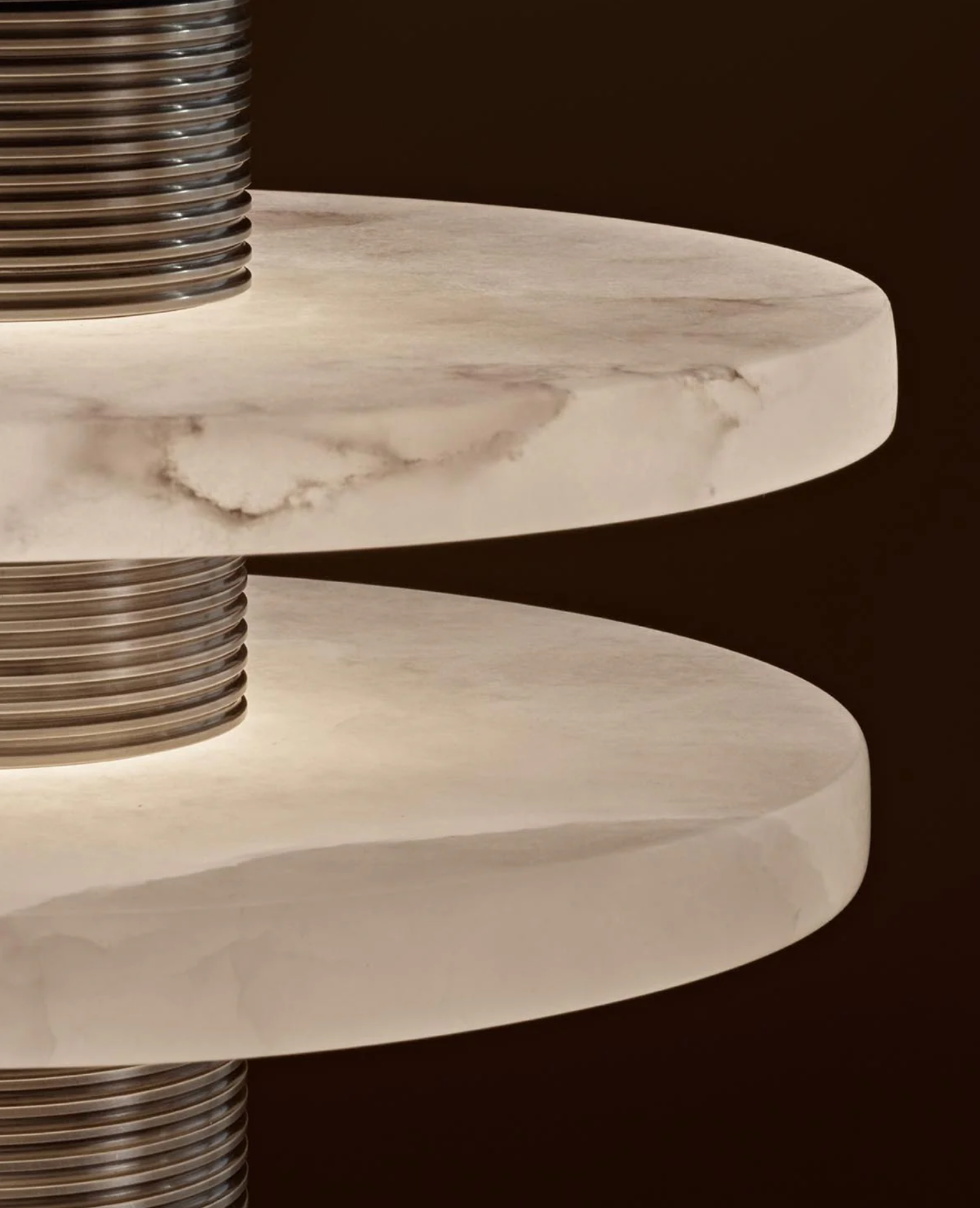 Alabaster Antique Gold Planes Table Lamp Henne Decor