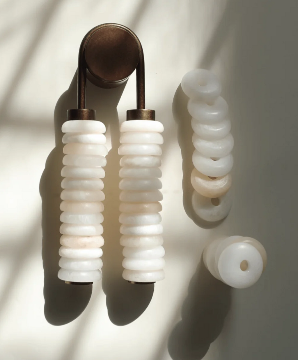 DOUBLE SPANISH MARBLE WALL SCONCE Henne Decor