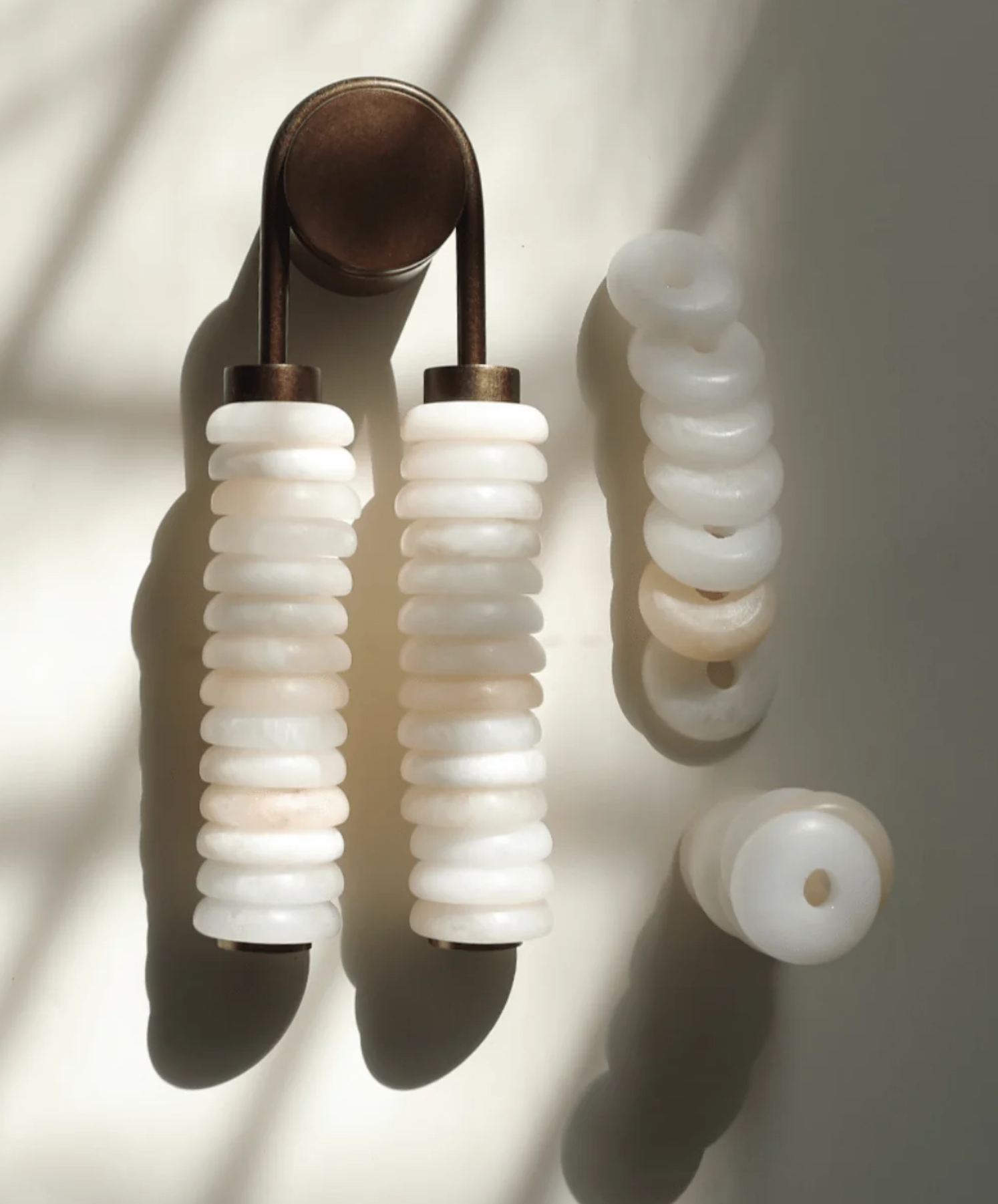 DOUBLE SPANISH MARBLE WALL SCONCE Henne Decor